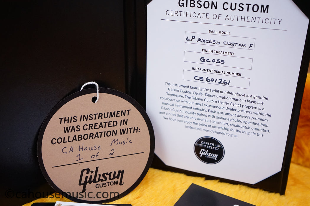 Gibson Custom Shop Les Paul Axcess Custom Figured - Purple Widow - Dealer Select - 1 of 2