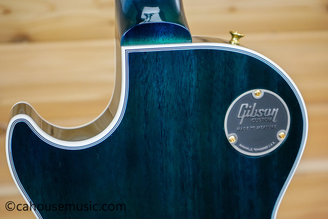 Gibson Custom Shop Les Paul Custom Figured 7A Quilt Top - Opal Reef - 1 of 1