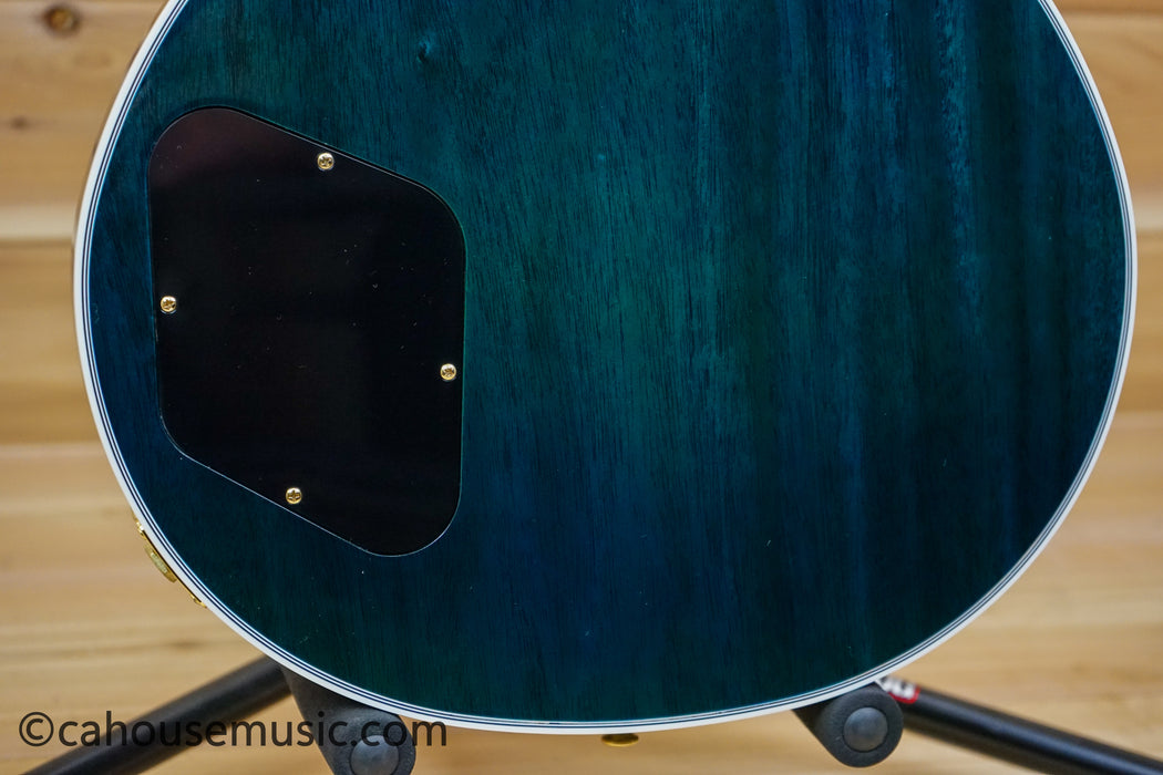 Gibson Custom Shop Les Paul Custom Figured 7A Quilt Top - Opal Reef - 1 of 1