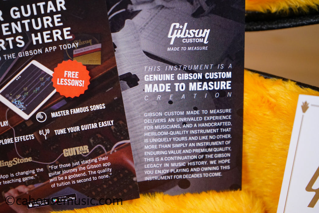 Gibson Custom Shop Les Paul Custom Figured 7A Quilt Top - Bengal Burst - 1 of 1