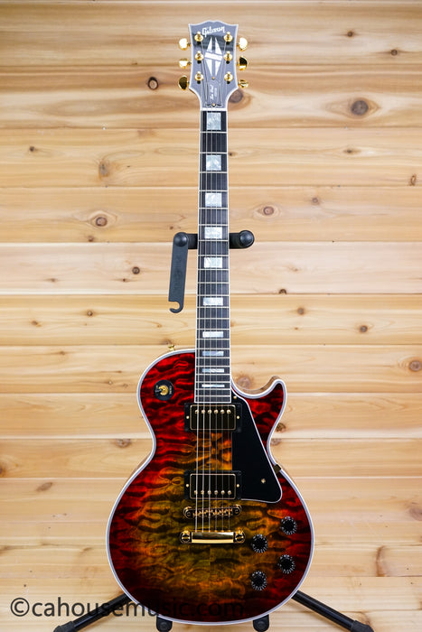 Gibson Custom Shop Les Paul Custom Figured 7A Quilt Top - Bengal Burst - 1 of 1