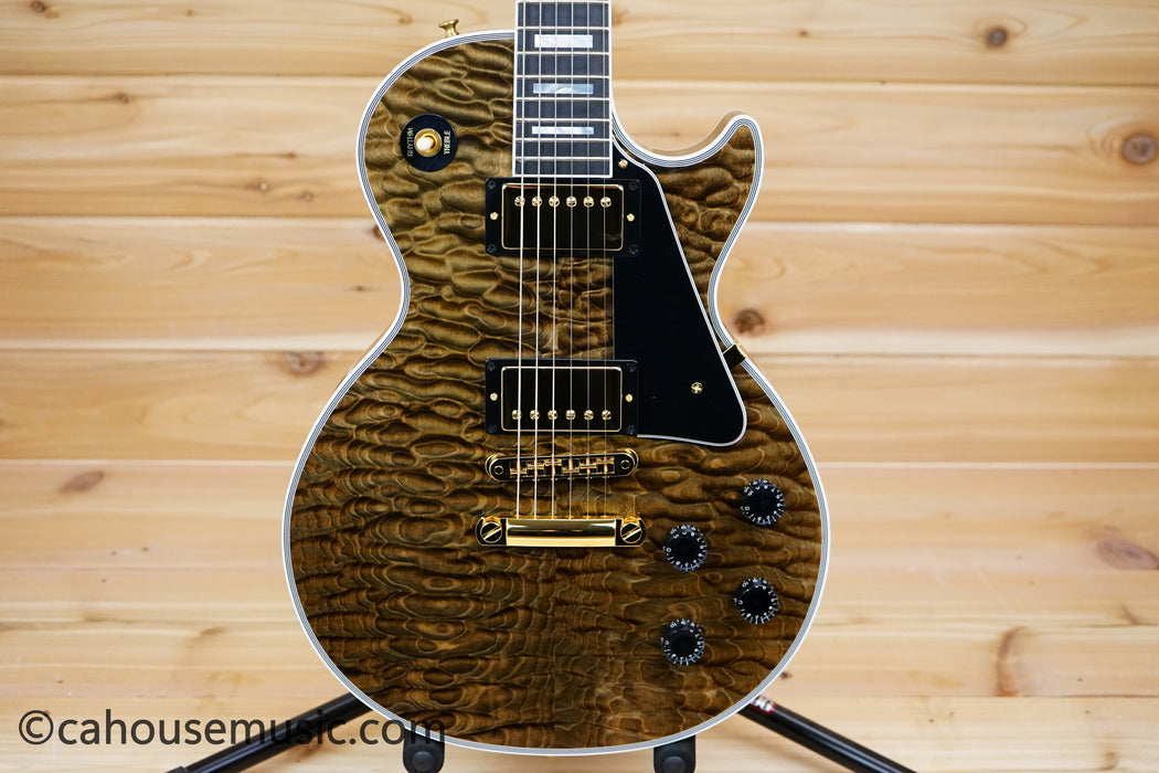 Gibson Custom Shop Les Paul Custom Figured 7A Quilt Top - DC Rust - 1 of 1