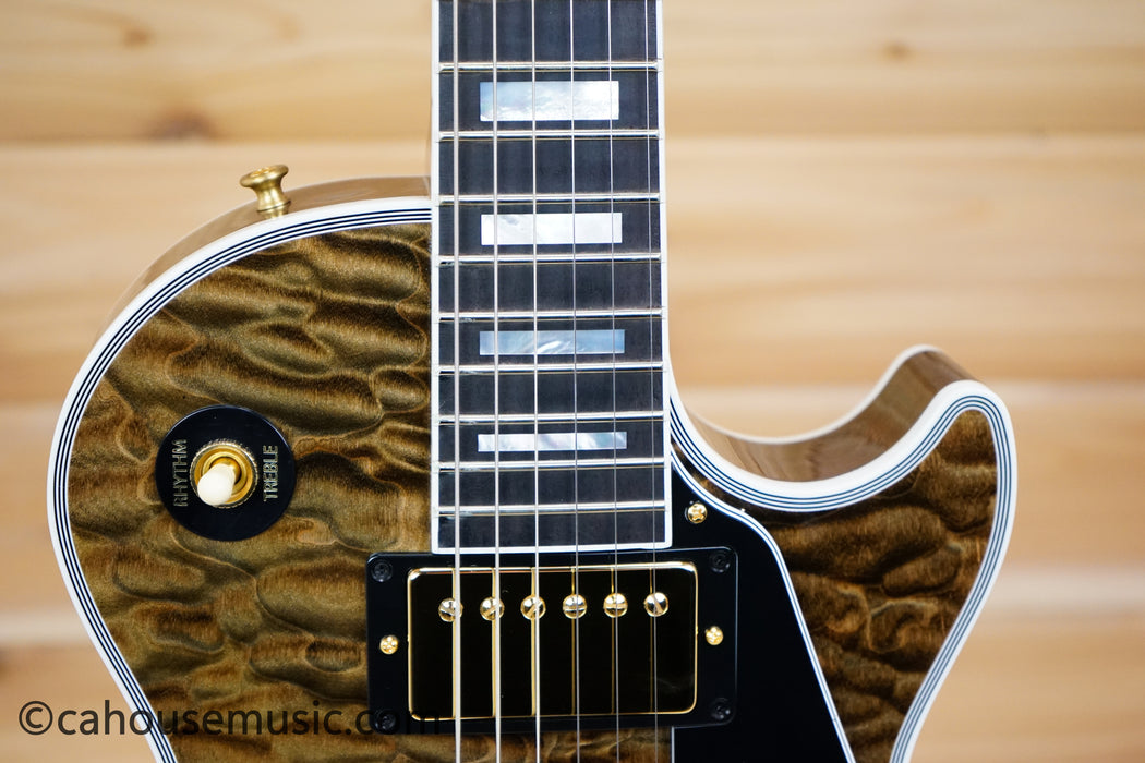 Gibson Custom Shop Les Paul Custom Figured 7A Quilt Top - DC Rust - 1 of 1