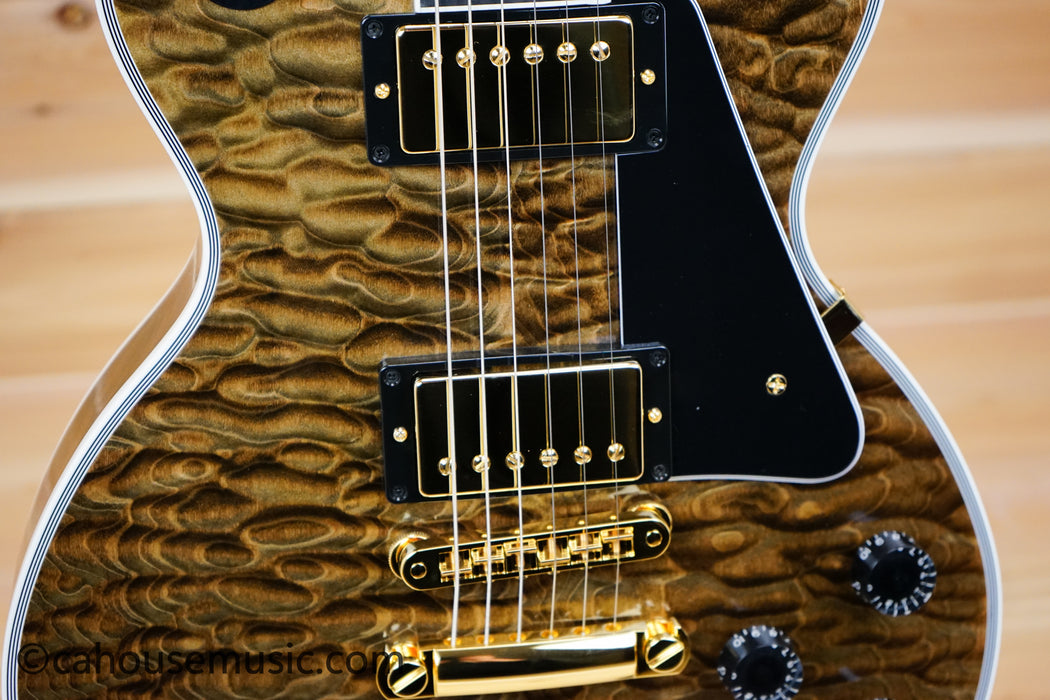 Gibson Custom Shop Les Paul Custom Figured 7A Quilt Top - DC Rust - 1 of 1