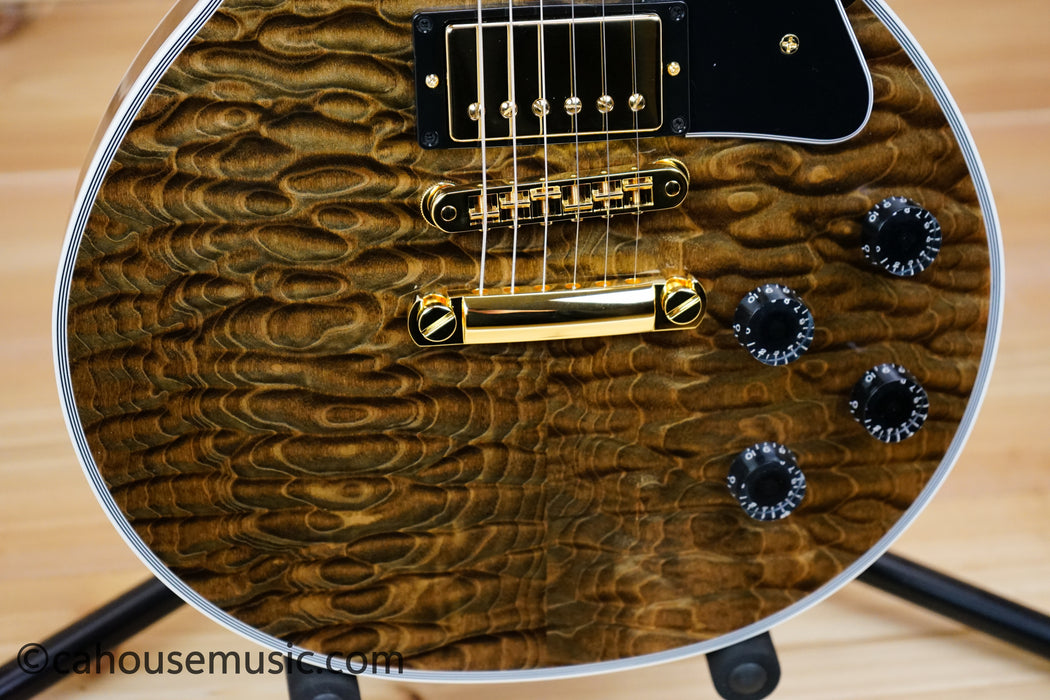 Gibson Custom Shop Les Paul Custom Figured 7A Quilt Top - DC Rust - 1 of 1