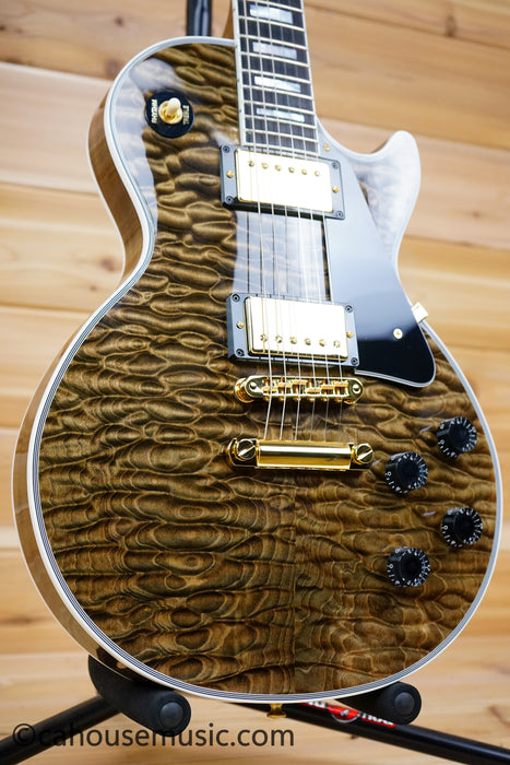 Gibson Custom Shop Les Paul Custom Figured 7A Quilt Top - DC Rust - 1 of 1
