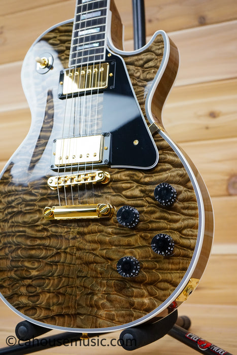 Gibson Custom Shop Les Paul Custom Figured 7A Quilt Top - DC Rust - 1 of 1