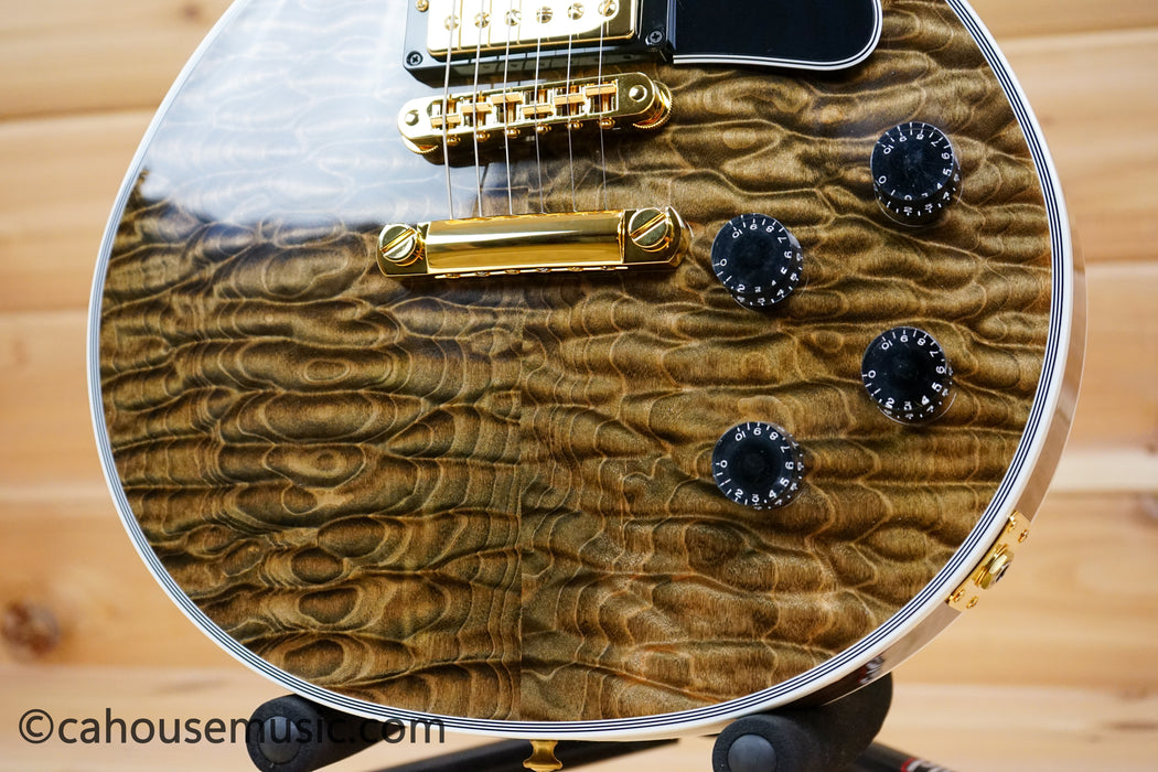 Gibson Custom Shop Les Paul Custom Figured 7A Quilt Top - DC Rust - 1 of 1