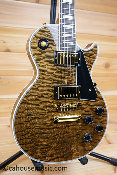 Gibson Custom Shop Les Paul Custom Figured 7A Quilt Top - DC Rust - 1 of 1