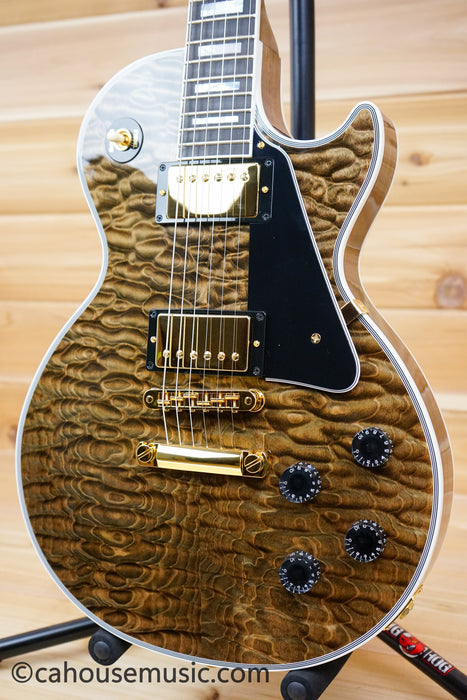 Gibson Custom Shop Les Paul Custom Figured 7A Quilt Top - DC Rust - 1 of 1