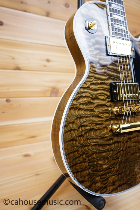 Gibson Custom Shop Les Paul Custom Figured 7A Quilt Top - DC Rust - 1 of 1