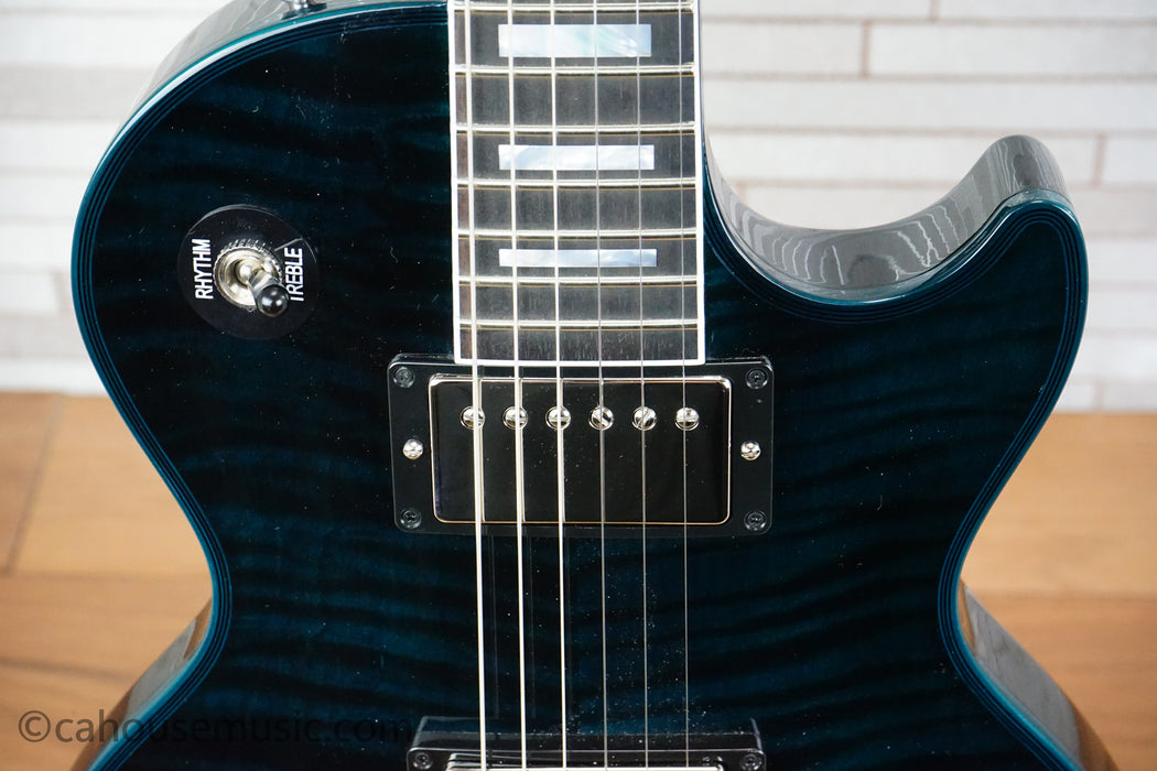 Gibson Custom Shop Les Paul Axcess Custom Figured with Stopbar Tailpiece - Peacock Widow