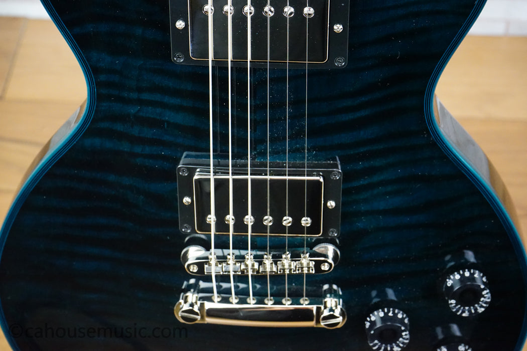Gibson Custom Shop Les Paul Axcess Custom Figured with Stopbar Tailpiece - Peacock Widow