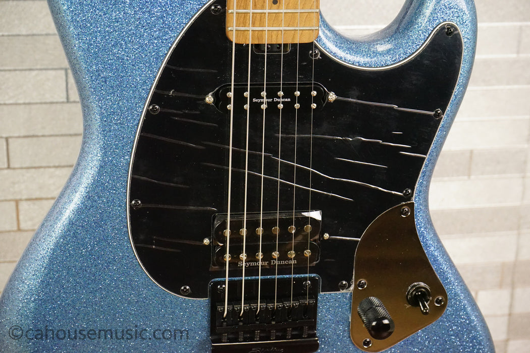 Sterling Fluff Signature Stingray Guitar - Amana Boat Blue