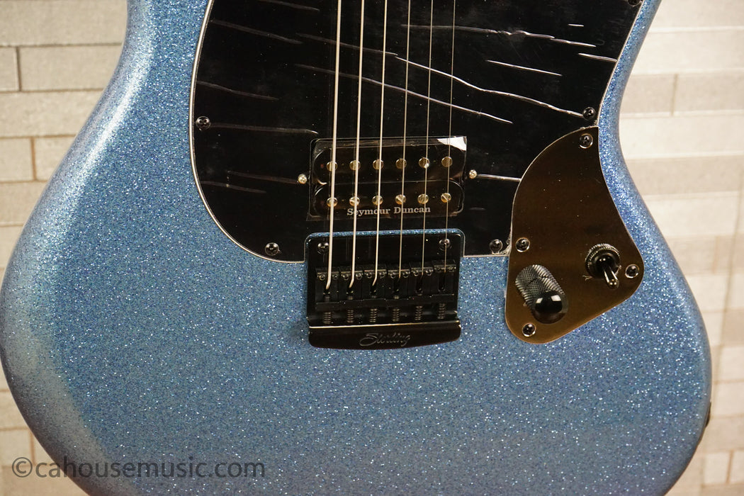 Sterling Fluff Signature Stingray Guitar - Amana Boat Blue
