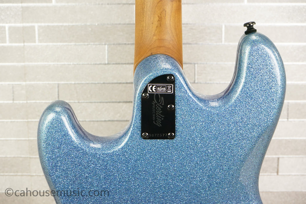 Sterling Fluff Signature Stingray Guitar - Amana Boat Blue