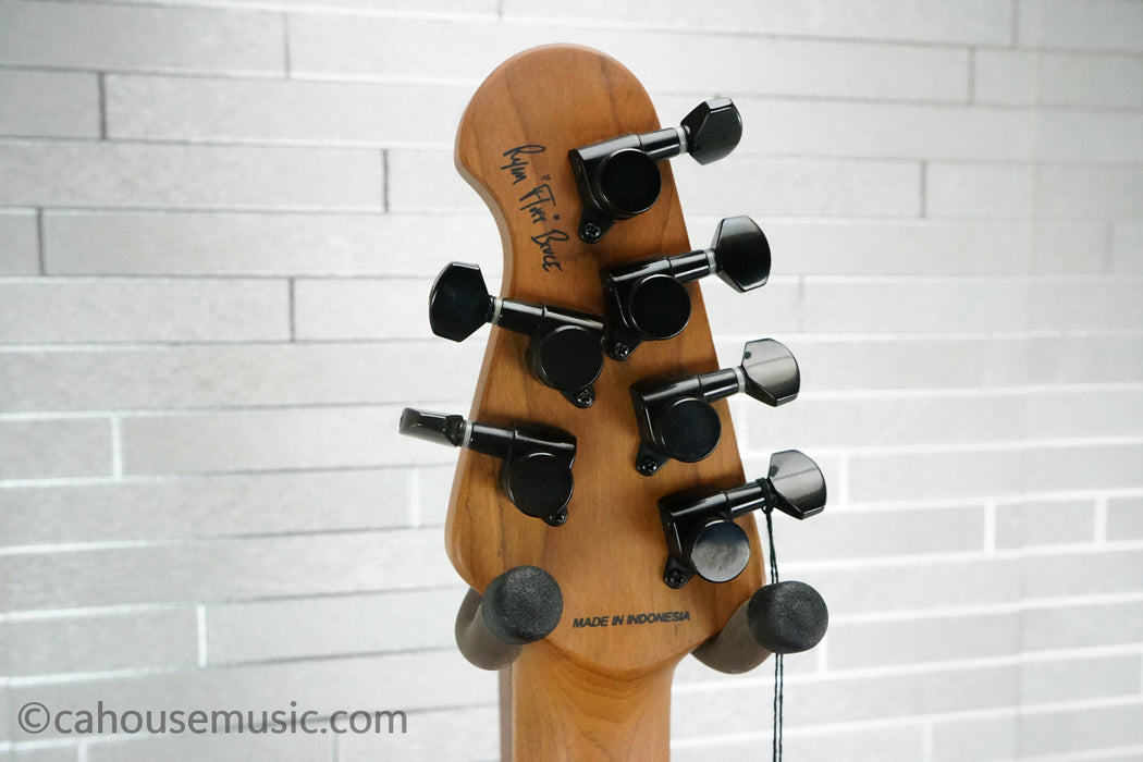 Sterling Fluff Signature Stingray Guitar - Amana Boat Blue