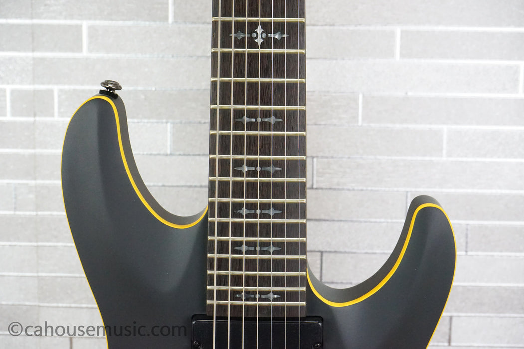 Schecter Demon-7 - Aged Black Satin