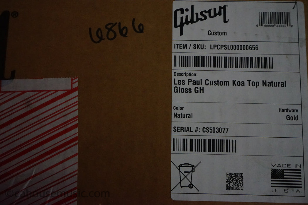 Gibson Les Paul Custom - Figured Koa