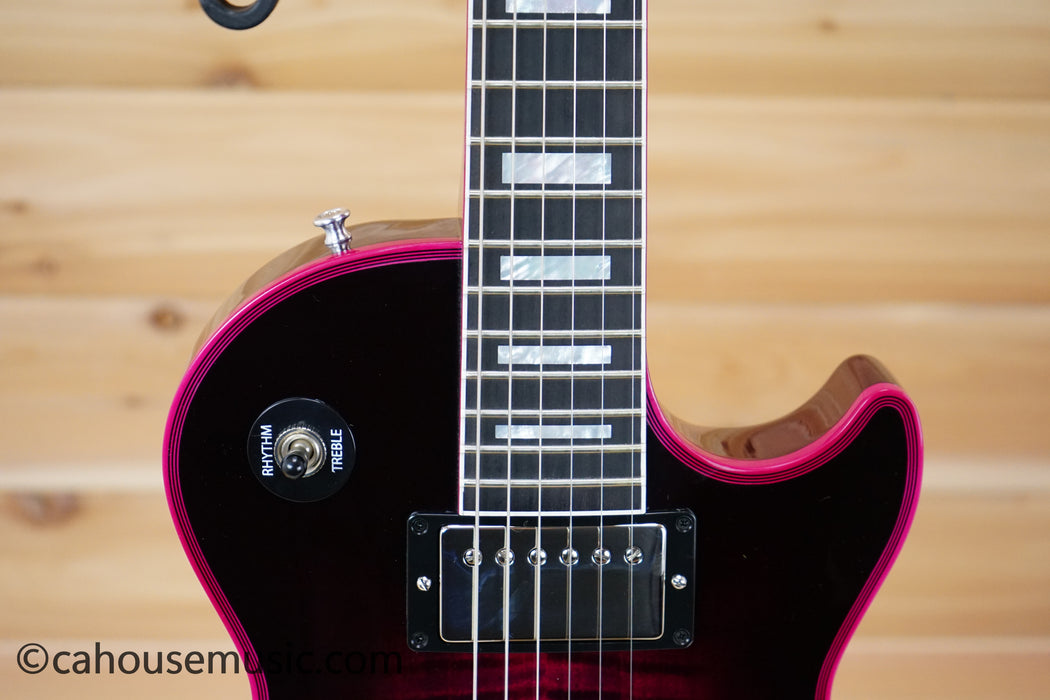 Gibson Custom Shop Les Paul Axcess Custom Figured - Pink Widow Burst