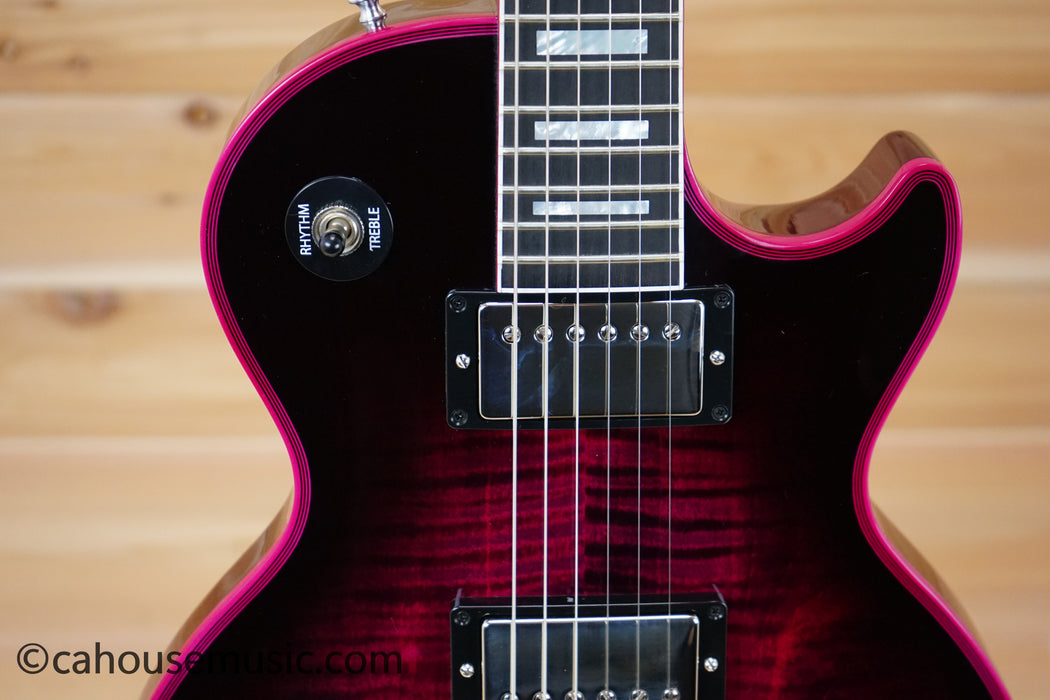 Gibson Custom Shop Les Paul Axcess Custom Figured - Pink Widow Burst