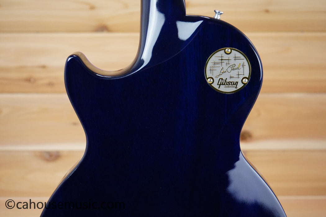 Gibson M2M Les Paul Axcess Custom Figured Top Les Paul Electric Guitar Blue Widow