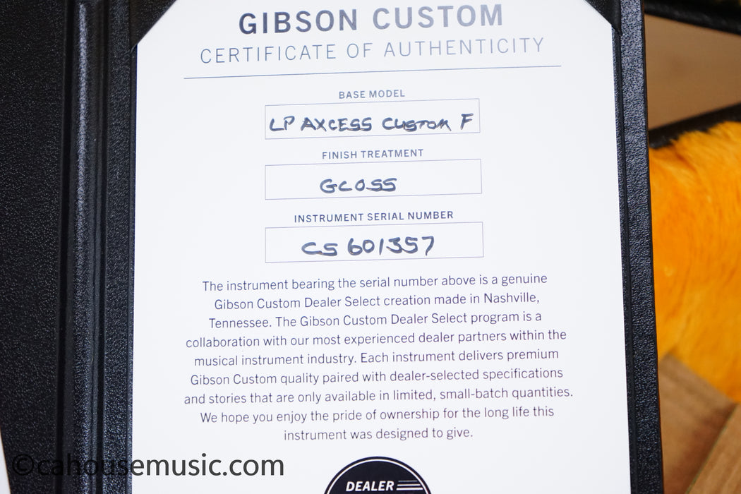 Gibson Custom Shop Les Paul Axcess Custom Figured - Pink Widow Burst