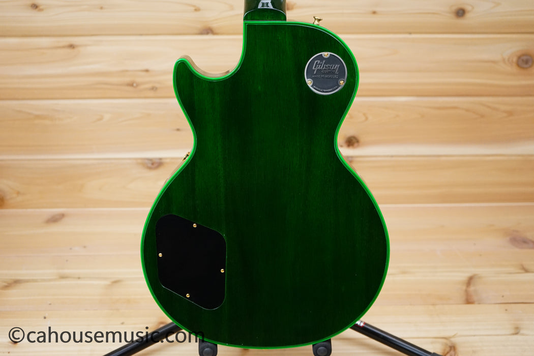 Gibson Custom Shop Les Paul Custom Figured 7A Quilt Top - Green Widow - The Hulk