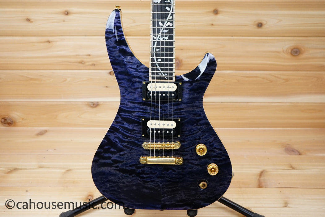 David Thomas McNaught Phoenix Rising Solid Body Electric Guitar - Serial Number 67 - Tree Of Life