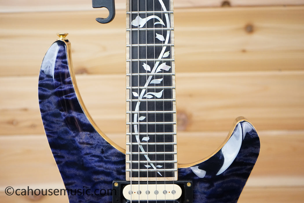 David Thomas McNaught Phoenix Rising Solid Body Electric Guitar - Serial Number 67 - Tree Of Life