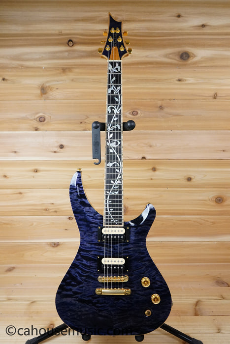 David Thomas McNaught Phoenix Rising Solid Body Electric Guitar - Serial Number 67 - Tree Of Life