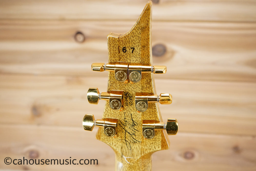 David Thomas McNaught Phoenix Rising Solid Body Electric Guitar - Serial Number 67 - Tree Of Life