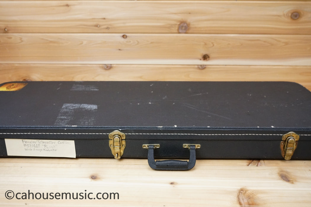 1974 Fender Telecaster Custom Solid Body Electric Guitar - Black