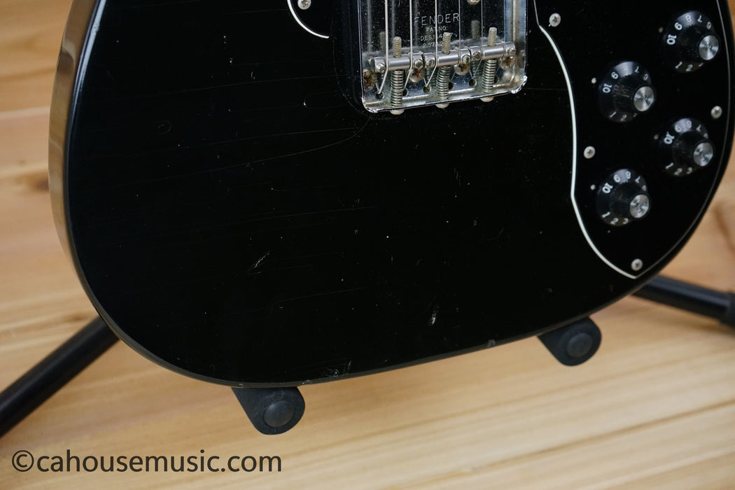 1974 Fender Telecaster Custom Solid Body Electric Guitar - Black
