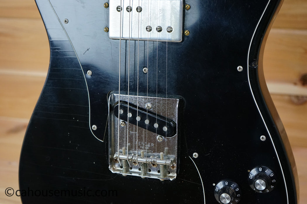 1974 Fender Telecaster Custom Solid Body Electric Guitar - Black