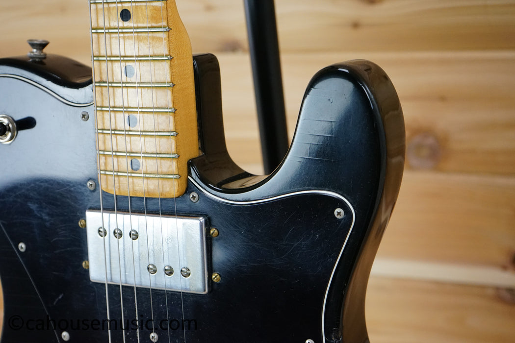 1974 Fender Telecaster Custom Solid Body Electric Guitar - Black