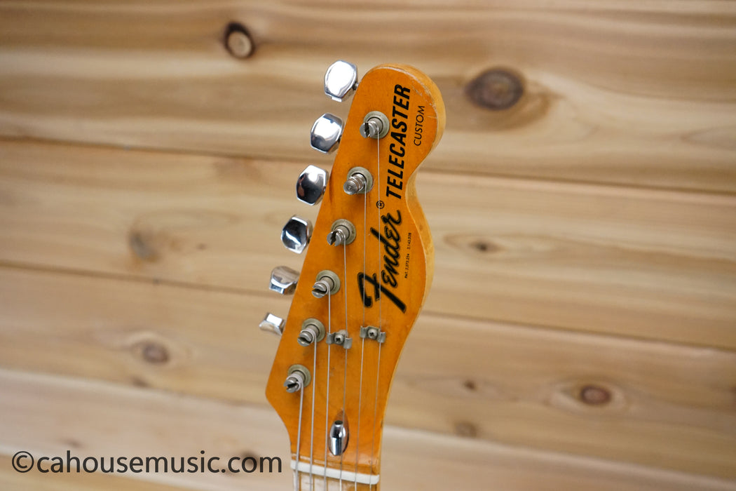 1974 Fender Telecaster Custom Solid Body Electric Guitar - Black