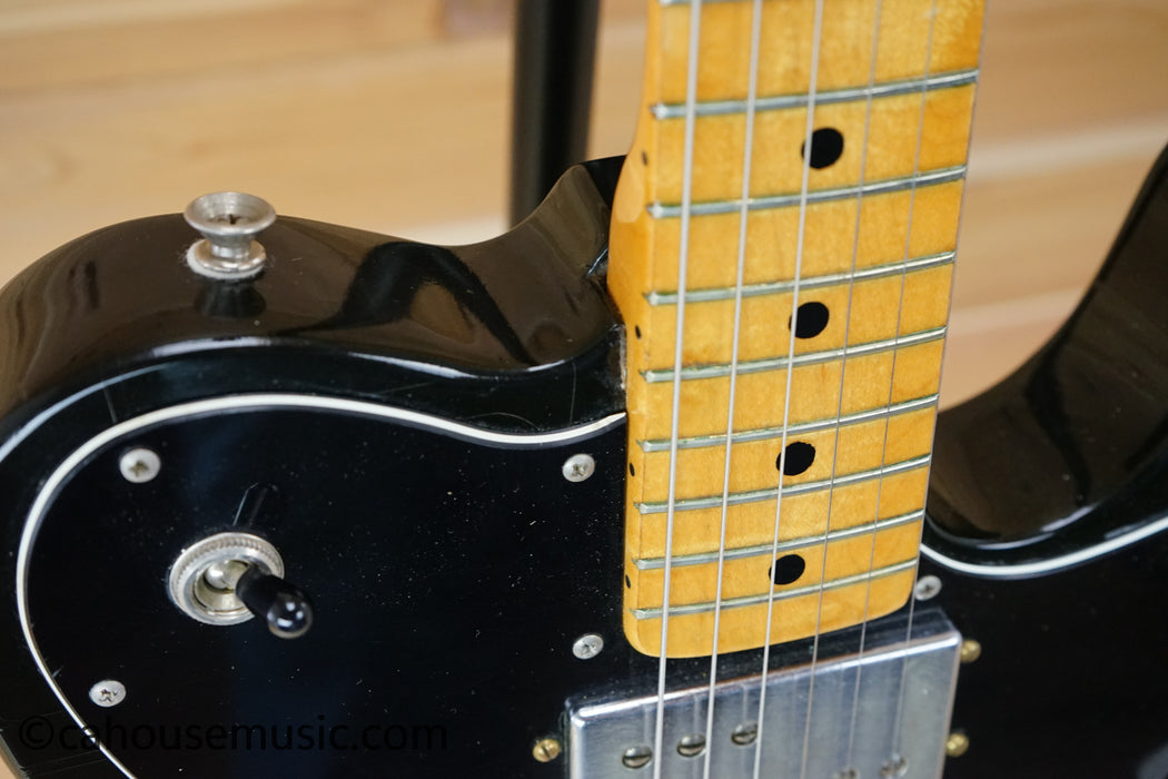 1974 Fender Telecaster Custom Solid Body Electric Guitar - Black