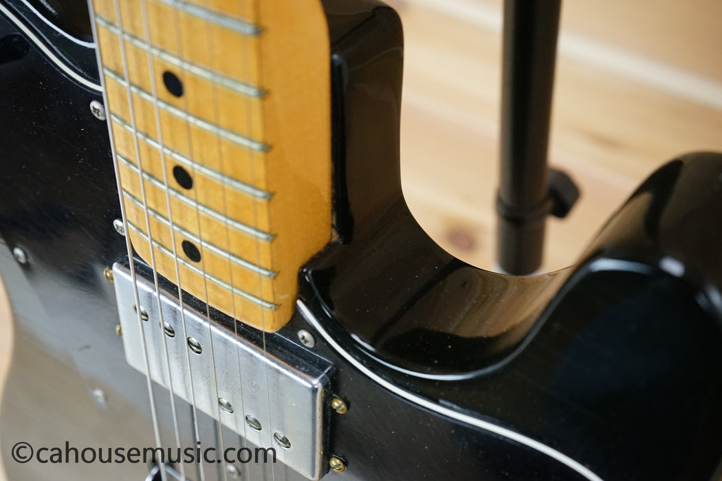 1974 Fender Telecaster Custom Solid Body Electric Guitar - Black