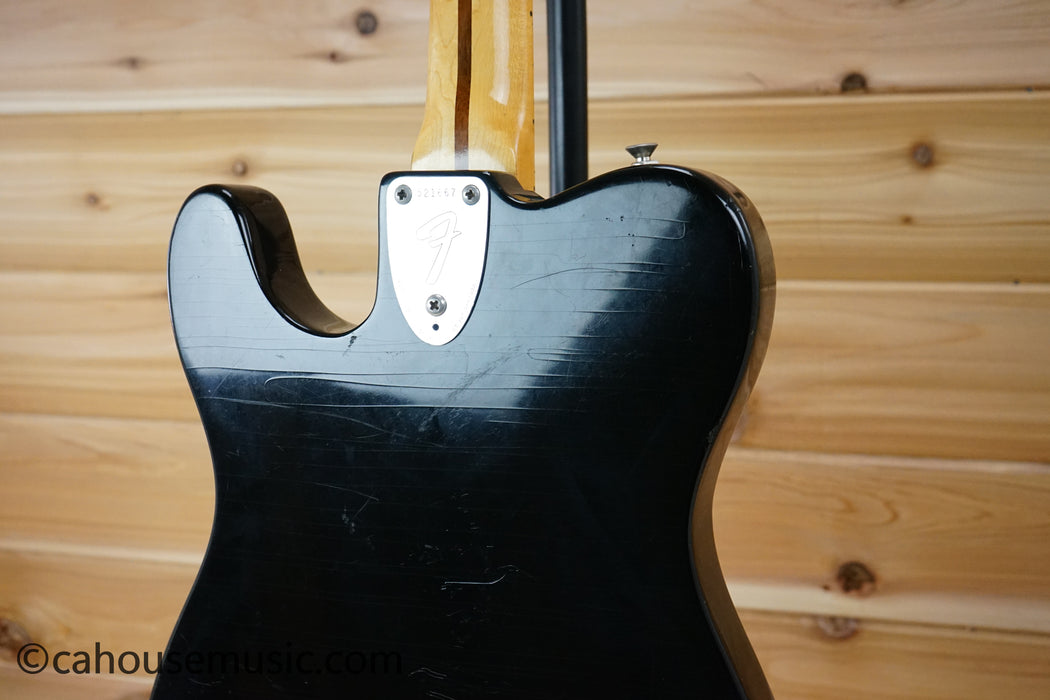 1974 Fender Telecaster Custom Solid Body Electric Guitar - Black