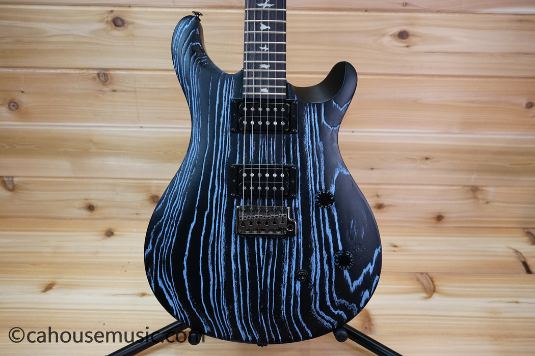 PRS SE Swamp Ash CE 24 Sandblasted Limited Edition Electric Guitar Sandblasted Blue Used