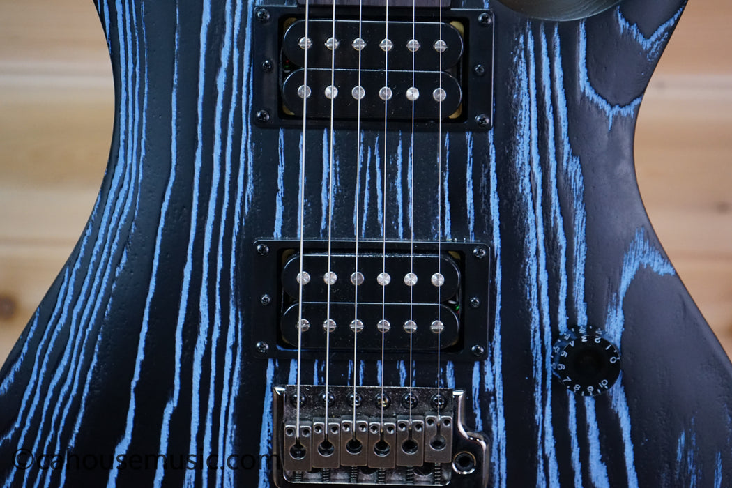 PRS SE Swamp Ash CE 24 Sandblasted Limited Edition Electric Guitar Sandblasted Blue Used