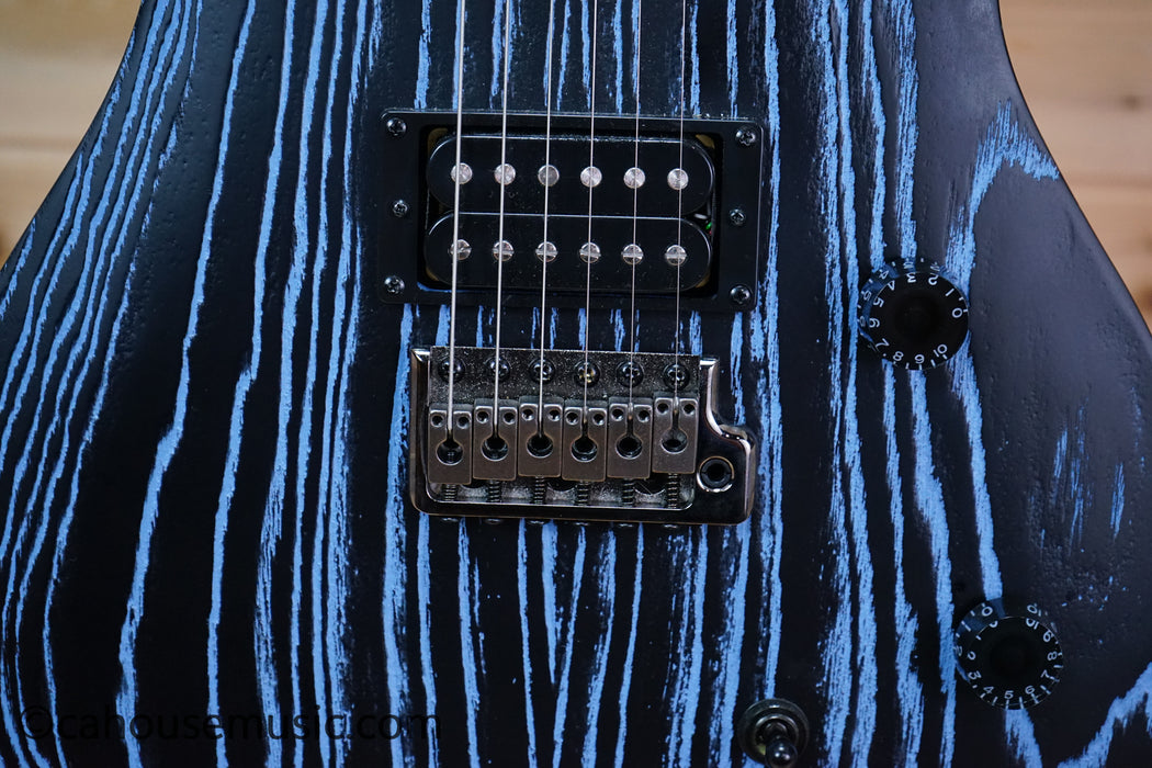 PRS SE Swamp Ash CE 24 Sandblasted Limited Edition Electric Guitar Sandblasted Blue Used