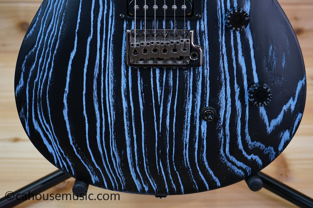 PRS SE Swamp Ash CE 24 Sandblasted Limited Edition Electric Guitar Sandblasted Blue Used