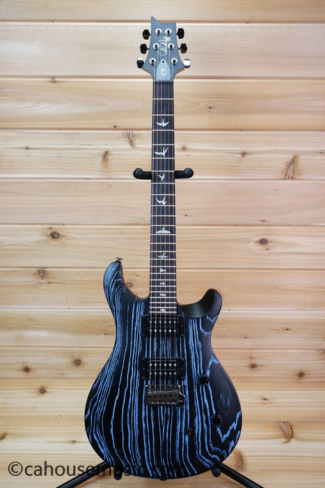 PRS SE Swamp Ash CE 24 Sandblasted Limited Edition Electric Guitar Sandblasted Blue Used