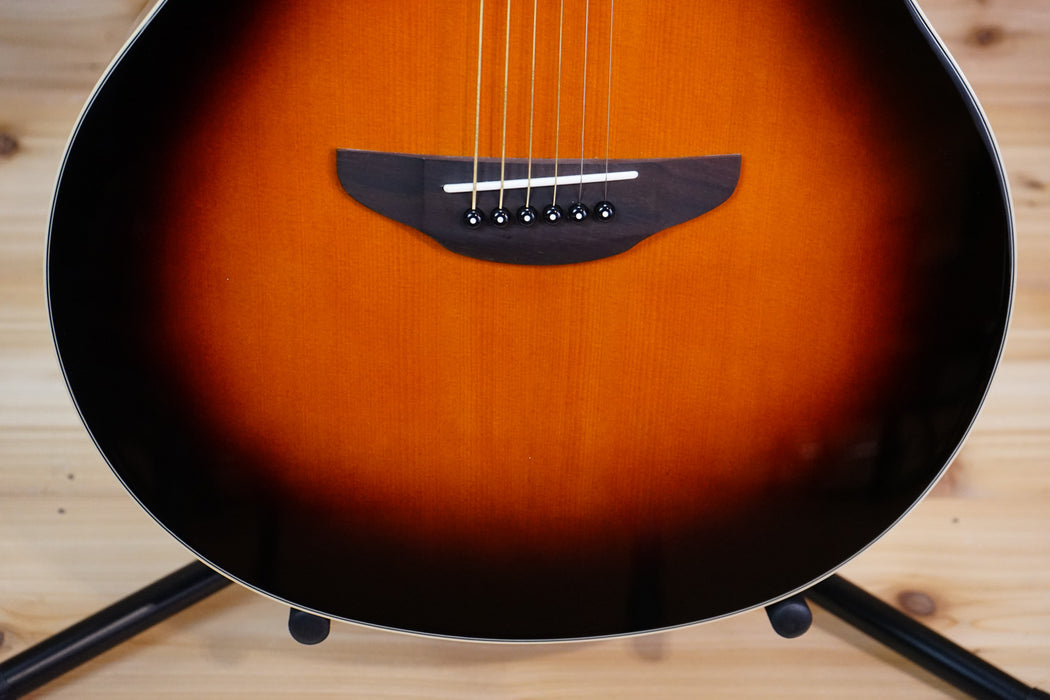 Yamaha APX600 Thinline Cutaway Acoustic-Electric Guitar Old Violin Sunburst Used