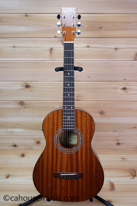 Zager Travel Acoustic-Electric Guitar Natural Used
