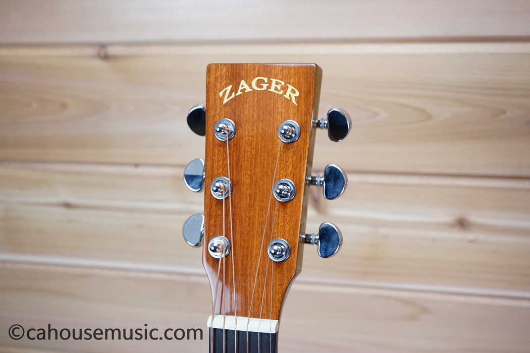 Zager Travel Acoustic-Electric Guitar Natural Used