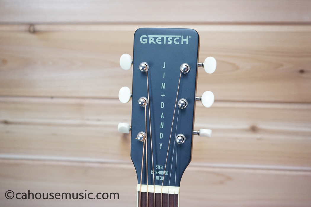 Gretsch Jim Dandy Parlor Acoustic Guitar Deep Cherry Burst Used