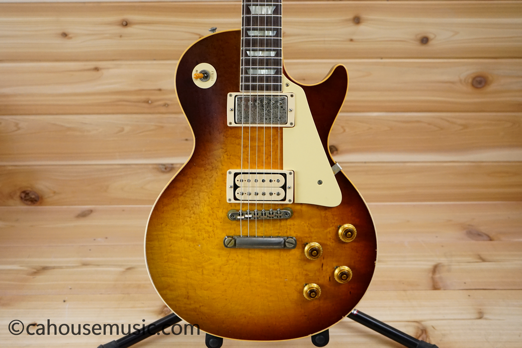 Gibson Custom Shop Limited Edition 59' Les Paul Standard Birdseye Maple Pg 151 BOTB Light Aged